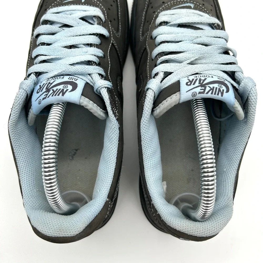 Nike Air Force 1 Low Sneakers Women Anthracite Ice‎ Blue Light Blue Shoes Y2K